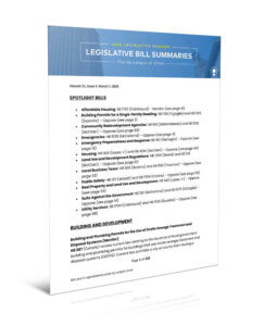 Legislative Bill Summaries Cover Graphic