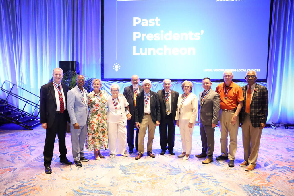 A set of award winners at the FLC Past President's Luncheon