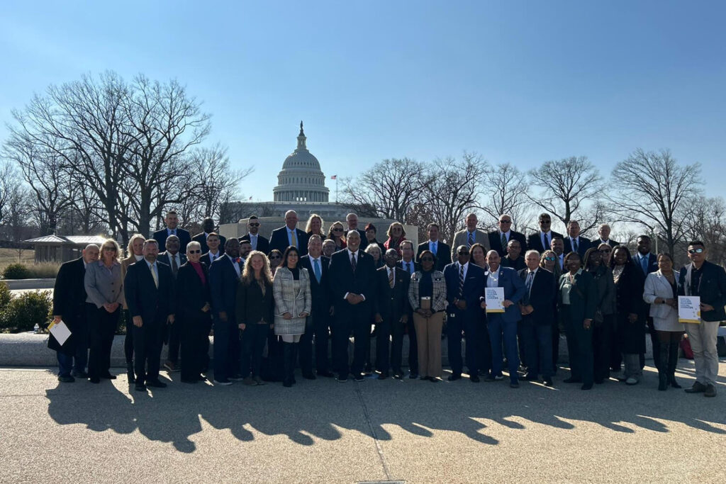 FAST Team standing together in front of the U.S. Capitol building