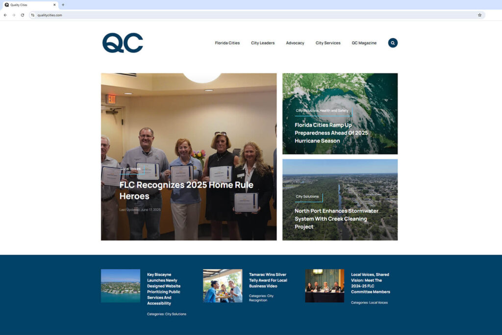 The Quality Cities Website