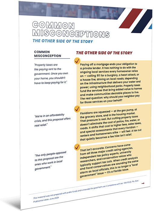 Mockup image of the "common misconceptions" guide